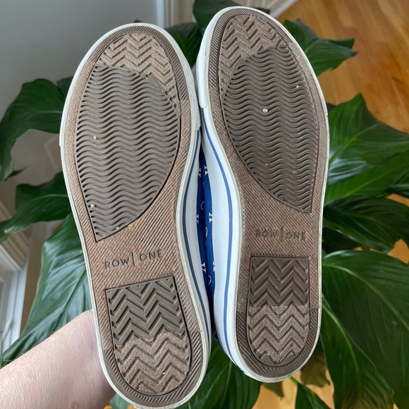 Row One Kansas City Royals KC logo sneakers lace up Men 7 Women's 8.5  Unisex - Picture 11 of 15